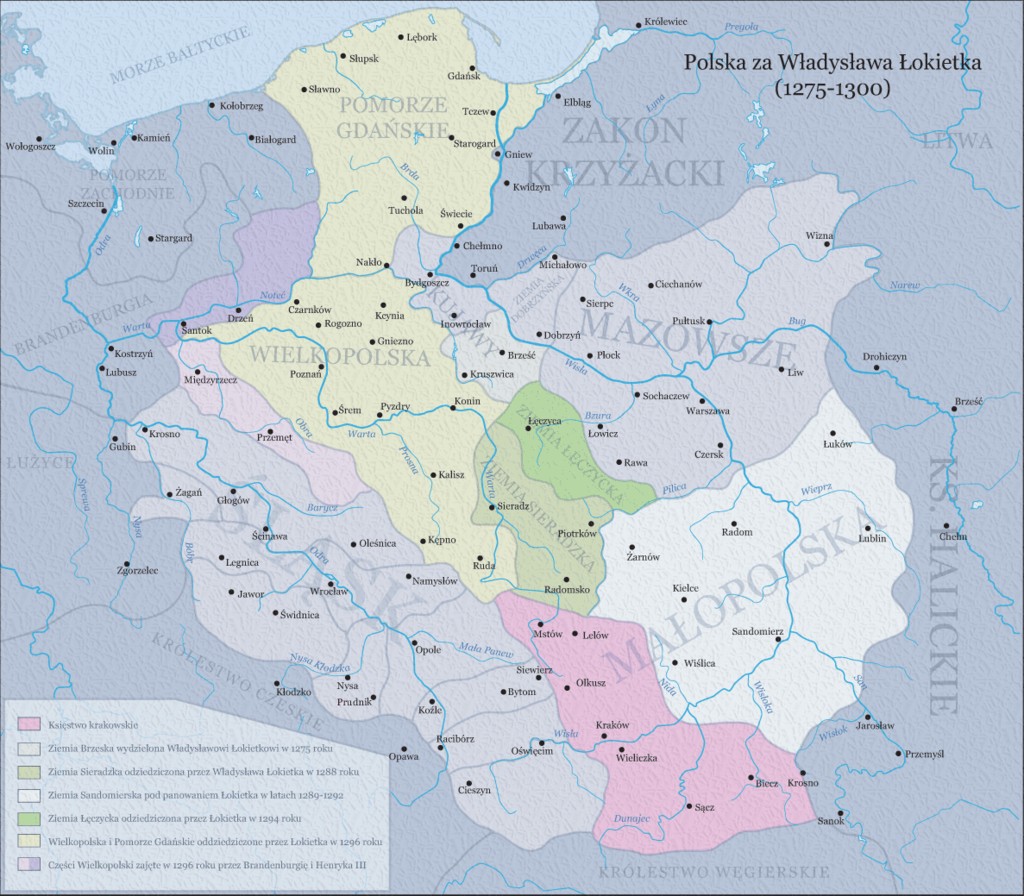 Królestwo Polskie w czasach Władysława Łokietka, 1275-1300