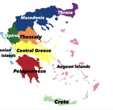 Tradycyjne regiony Grecji