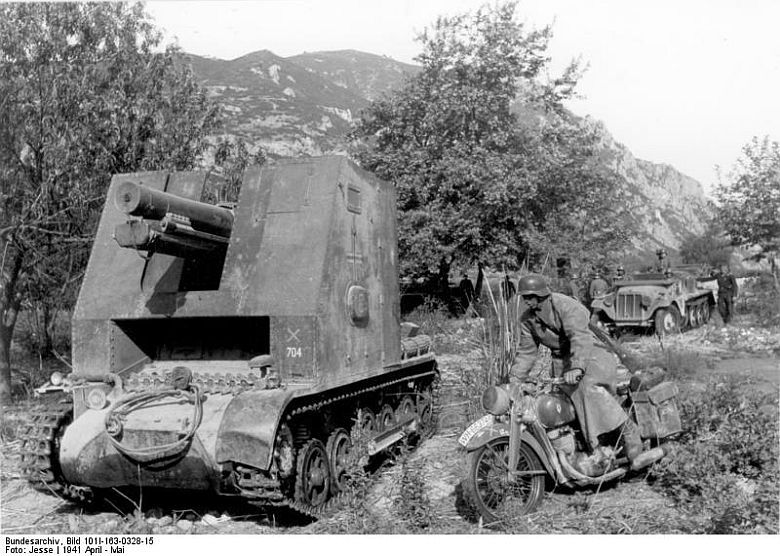 Panzerkampfwagen Bison - niemieckie działo samobieżne z okresu II wojny światowej, 1940