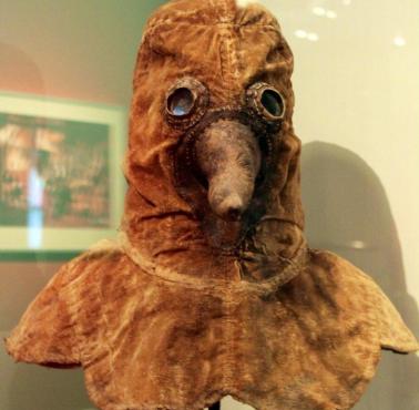 Maska lekarza używana w czasie epidemii, XVI wiek, Niemcy