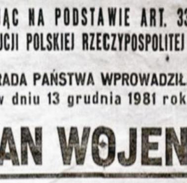 Liczba ofiar stanu wojennego w Polsce.
