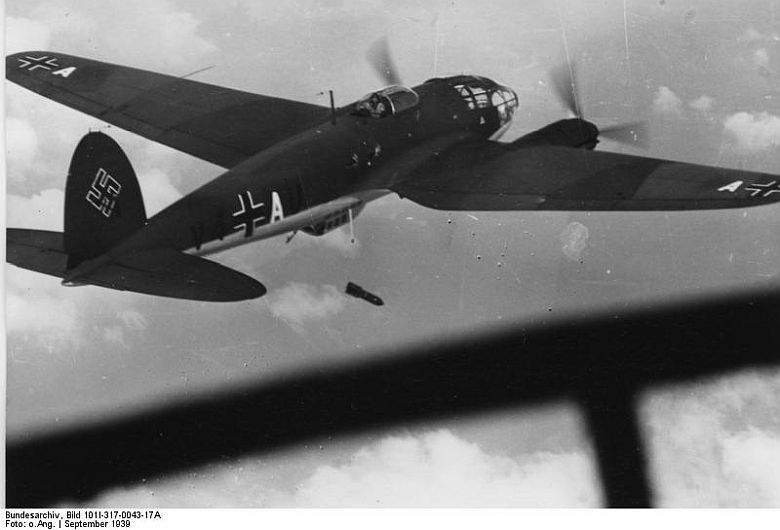 Heinkel He 111 – podstawowy średni bombowiec niemieckiej Luftwaffe podczas kampanii wrześniowej, 1939