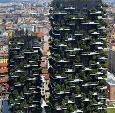 Zielony wieżowiec Bosco Verticale w Mediolanie autorstwa Stefano Boeri