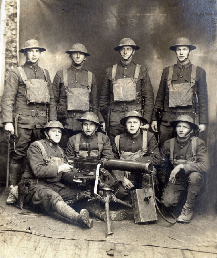 Browning M1917 - amerykański ciężki karabin maszynowy produkowany w końcowym okresie I wojny światowej