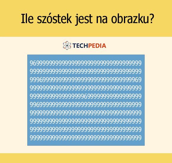 Ile szóstek jest na obrazku?