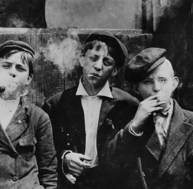 Chłopcy podczas przerwy w pracy, 1880