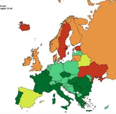 Zgony związane z narkotykami w Europie