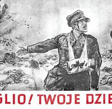 Niemiecki plakat propagandowy z 1940 roku