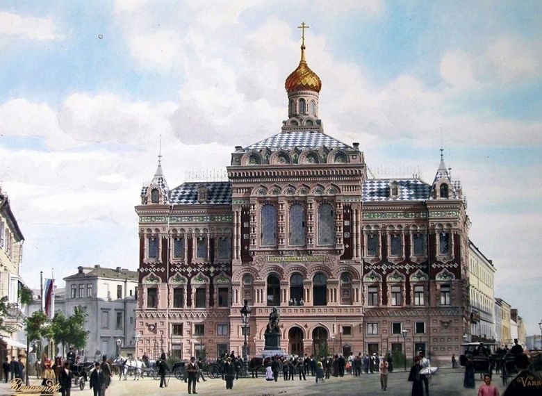 Pałac Staszica w W-wie po przebudowie w 1893 roku