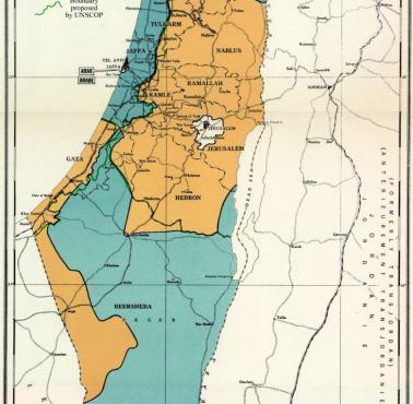Plan ONZ podziału Palestyny z 1956 roku