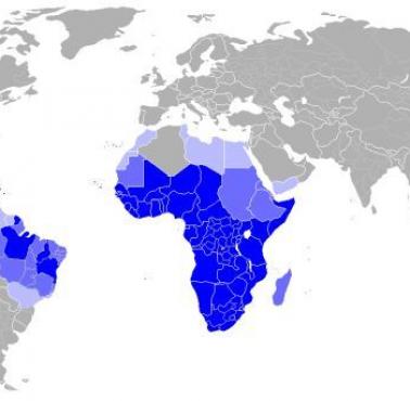 Kraje z dominacją czarnoskórej ludności