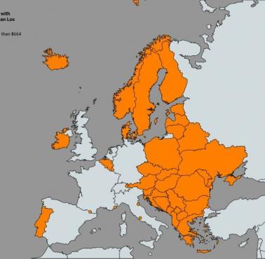 Kraje europejskie o gospodarce mniejszej niż hrabstwo Los Angeles