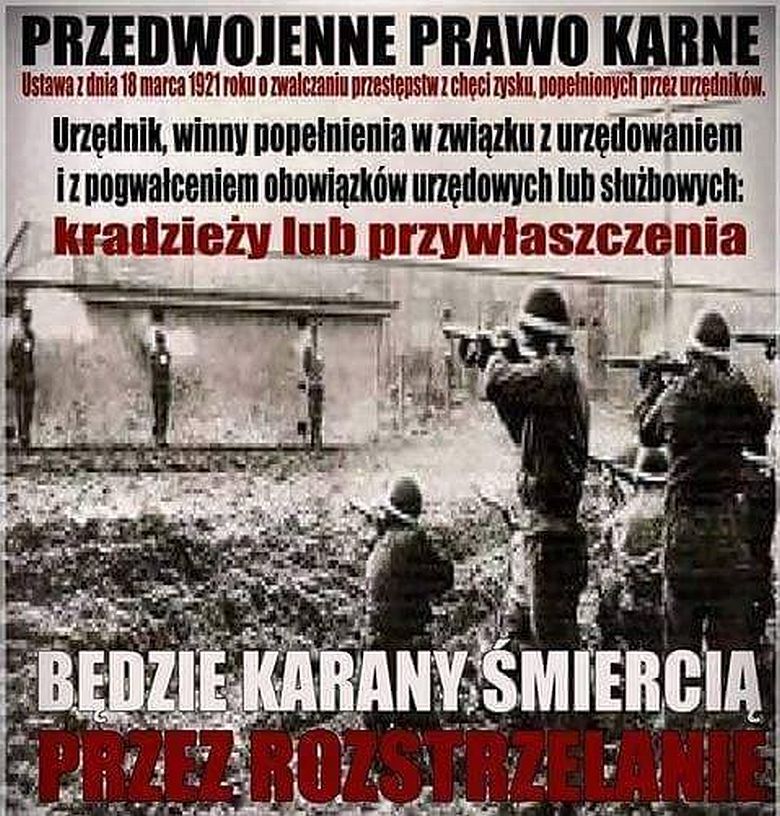 Kara dla urzędników w II RP