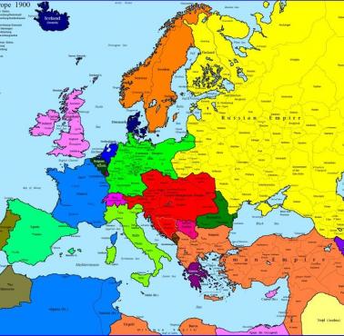 Europa w 1900 roku