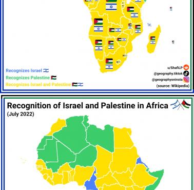 Uznanie Izraela i Palestyny w Afryce, 2022
