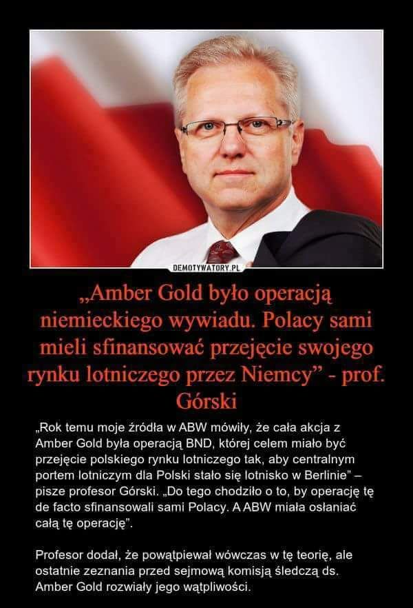 III RP, Amber Gold była operacje niemieckiego wywiadu BND 