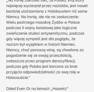 III RP, głos rozsądku w obronie Polski w izraelskim piśmie Haaretz