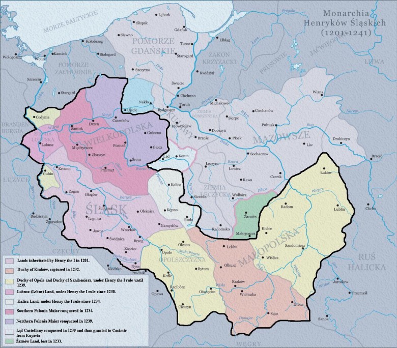 Polska w czasach Henryka II, 1201-1241