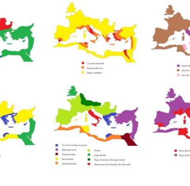 Sześć sposobów podziału Imperium Rzymskiego (w oparciu o stereotypy rzymskie) 