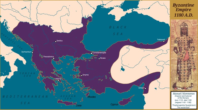 Cesarstwo Wschodniorzymskie, 1180 rok