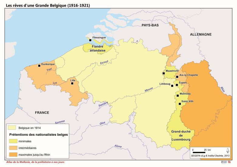 Belgijskie żądania terytorialne po I wojnie