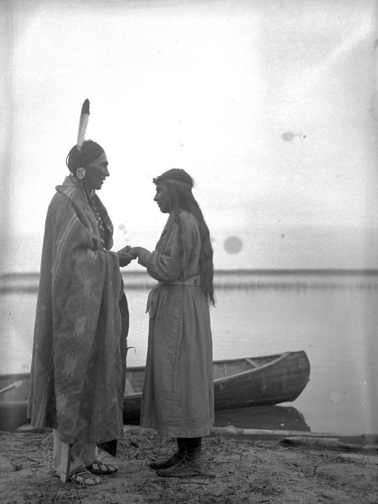 Młoda para, Waterhen River, Saskatchewan, 1931