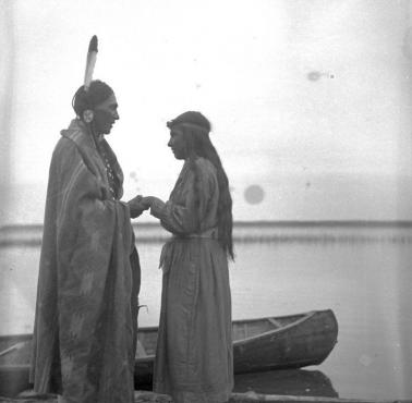 Młoda para, Waterhen River, Saskatchewan, 1931