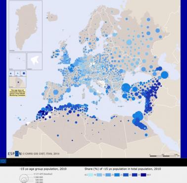 Udział ludności Europy, Bliskiego Wschodu i Afryki Północnej w populacji 15-latków