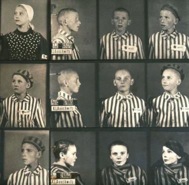 Polskie dzieci w niemieckim obozie koncentracyjnym KL Auschwitz, 1942