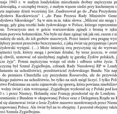 Śmierć Szmula Zygielbojma na znak protestu przeciwko obojętności świata, 1943