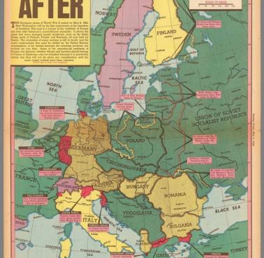 Sytuacja w Europie rok po II wojnie