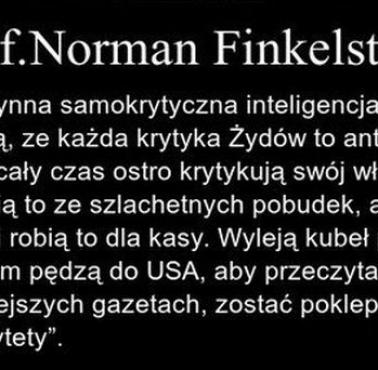 Prof. Norman Gary Finkelstein  amerykański historyk i politolog żydowskiego pochodzenia