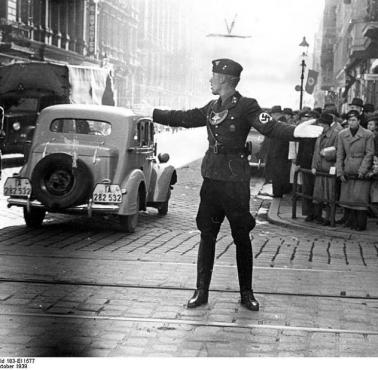 Niemiecka policja drogowa, Poznań, październik 1939