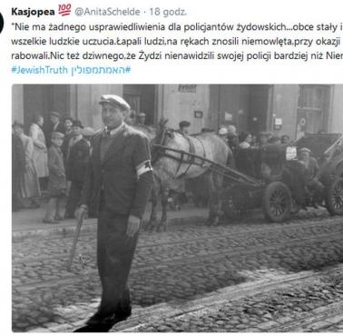 "Nie ma żadnego usprawiedliwienia dla policjantów żydowskich...obce stały im się wszelkie ludzkie uczucia.Łapali ludzi ..."