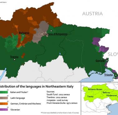 Języki północno-wschodnich Włoch