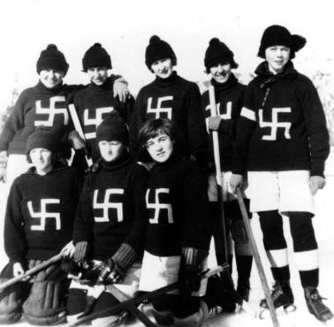 Kanadyjski, kobiecy klub hokejowy Fernie Swastikas, 1922