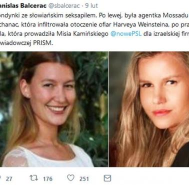 Blondynki ze słowiańskim seksapilem. Po lewej, była agentka Mossadu Stella Penn Pechanac, która infiltrowała ....