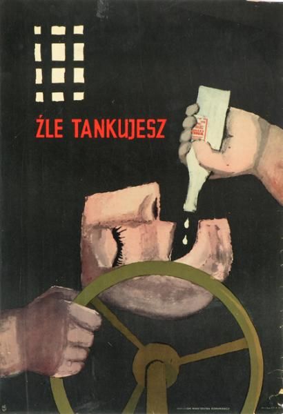 Plakat z okresu PRL