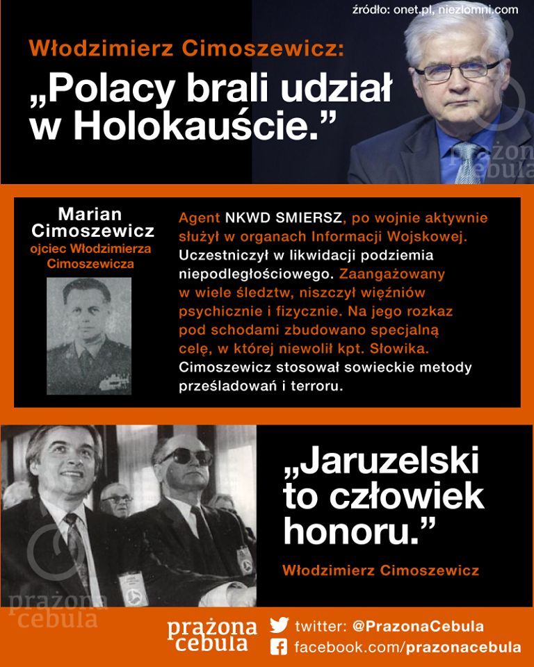 Włodzimierz Cimoszewicz Polacy brali udział w holocauście