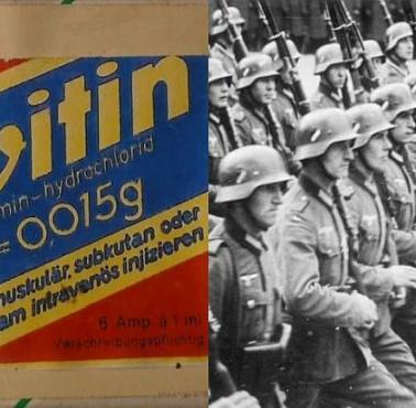 Żołnierze Wehrmachtu podbijając w 1939 roku Polskę szpikowali się metamfetaminowymi tabletkami o nazwie Pervitin