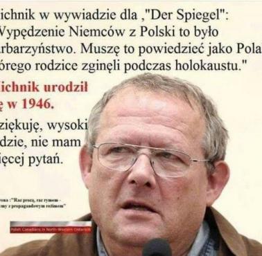 Adam Michnik dla "Der Spiegiel" kłamie o swoich rodzicach