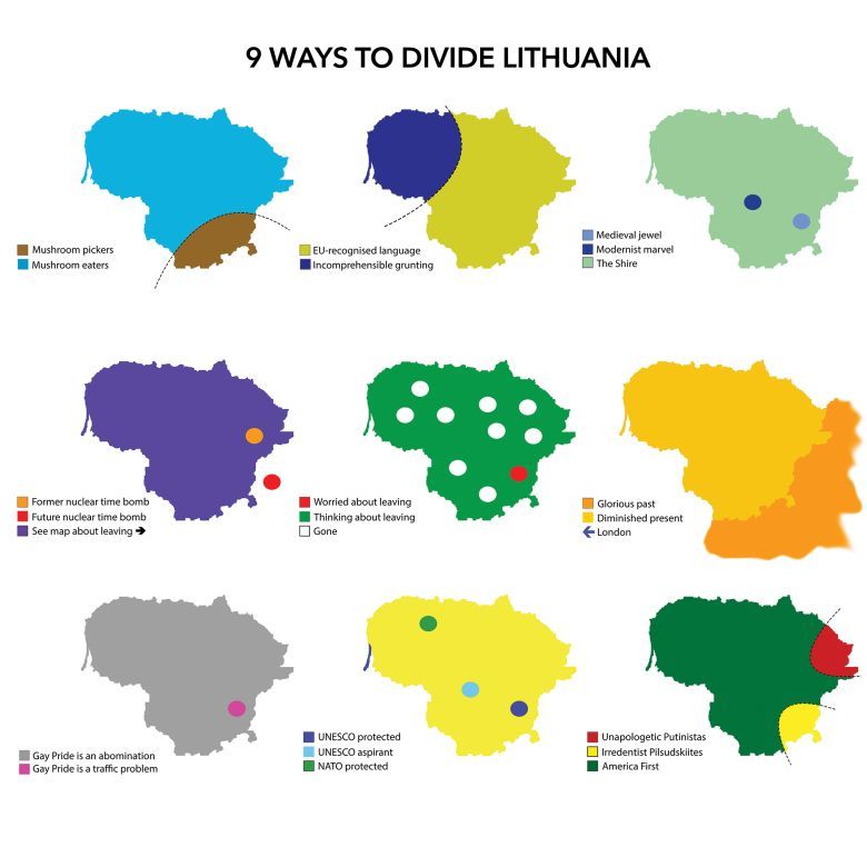9 sposobów podziału Litwy