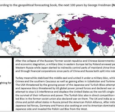 III wojna światowa (według prognozy geopolitycznej G.Freidmana) 2050-54