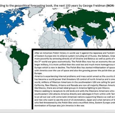 IV wojna światowa (według prognozy geopolitycznej G.Freidmana) XXII wiek