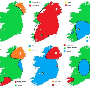 6 sposobów na podział Irlandii