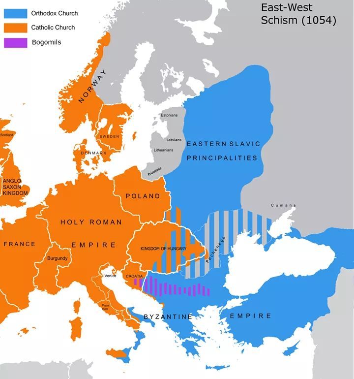 Chrześcijaństwo w 1054 roku