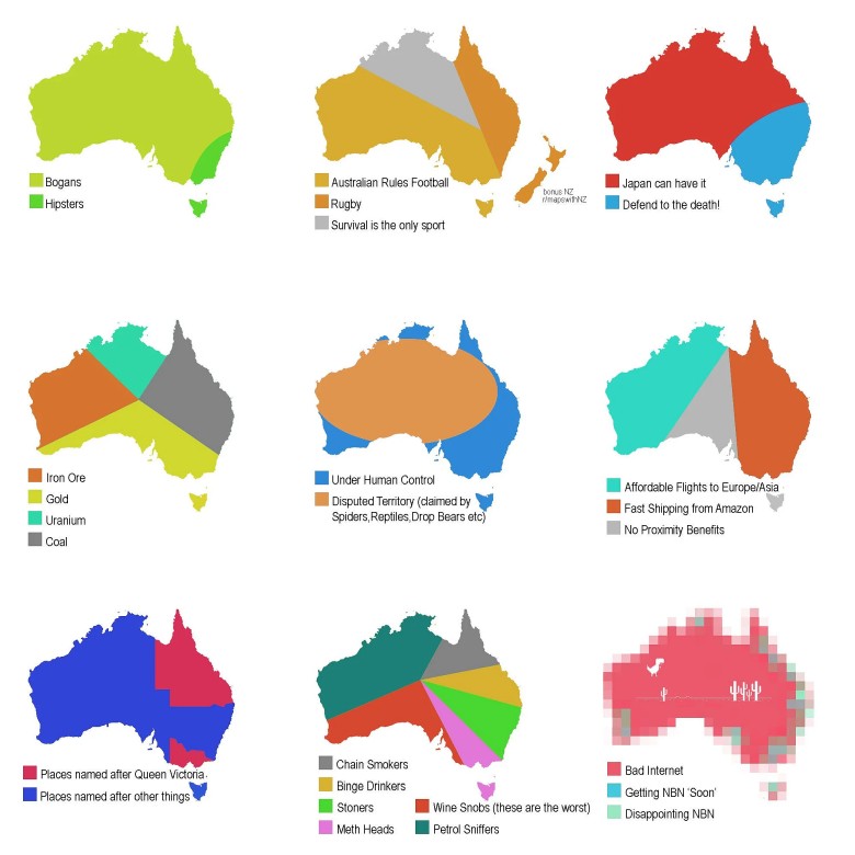 9 sposobów na podzielenie Australii