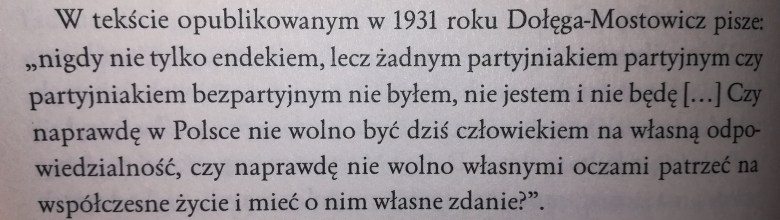 Ciągle bardzo aktualne pytanie do pisarza Tadeusza Dołęgi-Mostowicza z 1931 roku