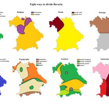 Osiem sposobów podziału Bawarii