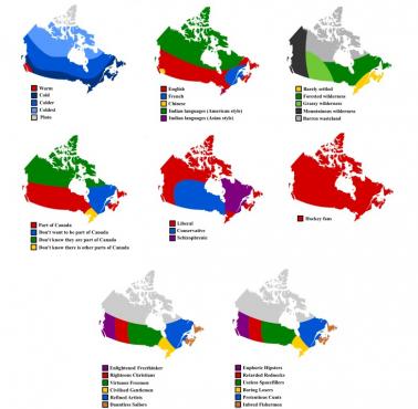 8 sposobów dzielenia Kanady